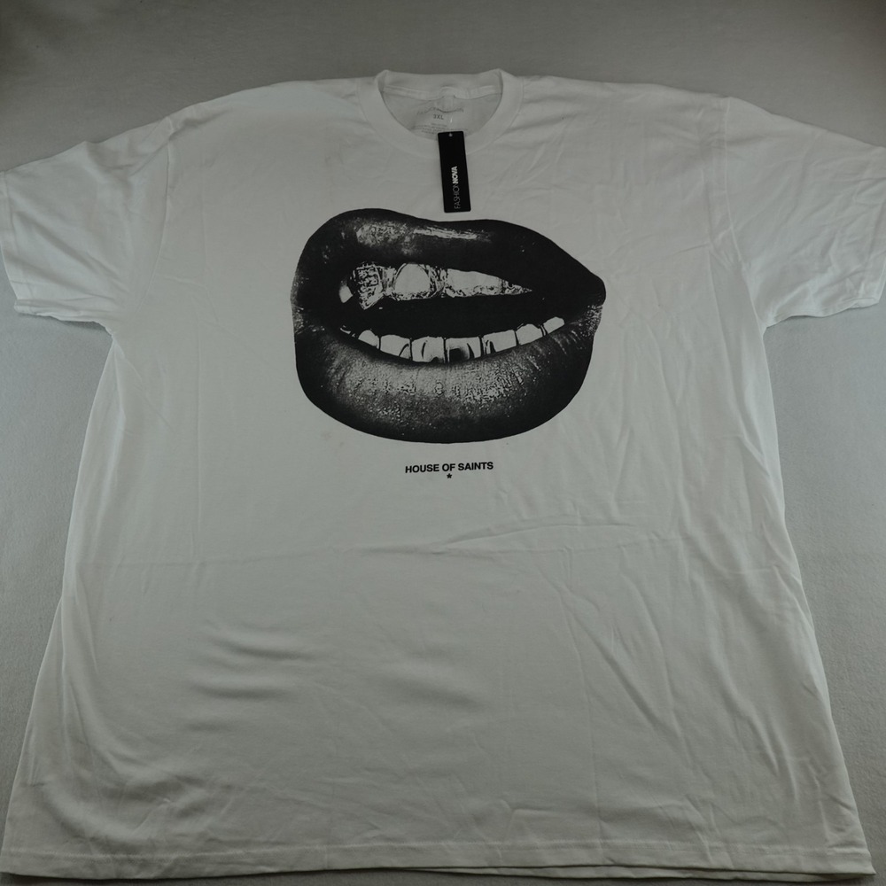 Nova Men Shirt XXXL 3XL White House of Saints Grill Graphic‎ NWT Flaws